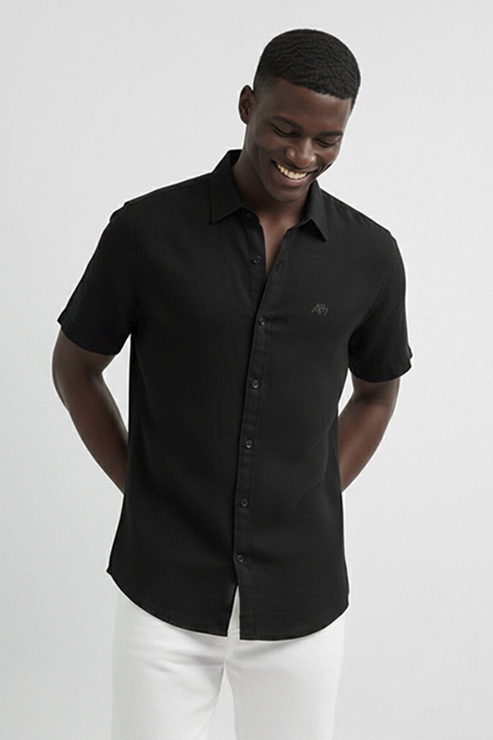L'Appartement   BF SHIRTS  ブラック 23SS L'Appartement BF SHIRTS ブラック - メルカリ